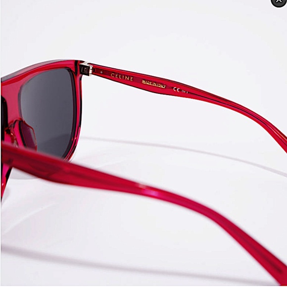 CELINE Acetate Thin Shadow Sunglasses CL41435/S in Fuchsia - Picture 11 of 14